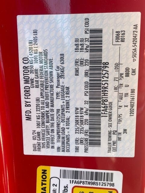 2024 Ford Mustang EcoBoost Premium