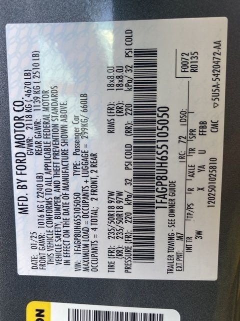 2025 Ford Mustang EcoBoost Premium