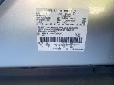 2018 Ford Explorer Base