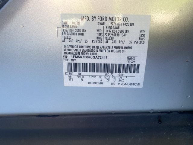 2018 Ford Explorer Base