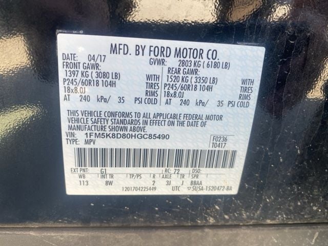 2017 Ford Explorer XLT