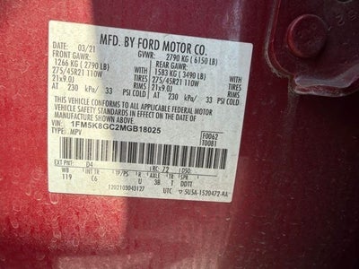 2021 Ford Explorer ST