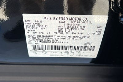 2023 Ford Explorer Platinum