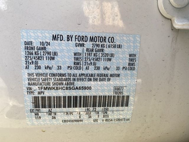 2025 Ford Explorer Platinum