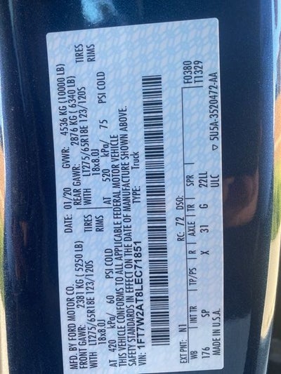 2020 Ford Super Duty F-250 Pickup King Ranch