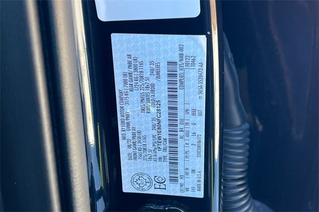 2022 Ford F-150 Tremor