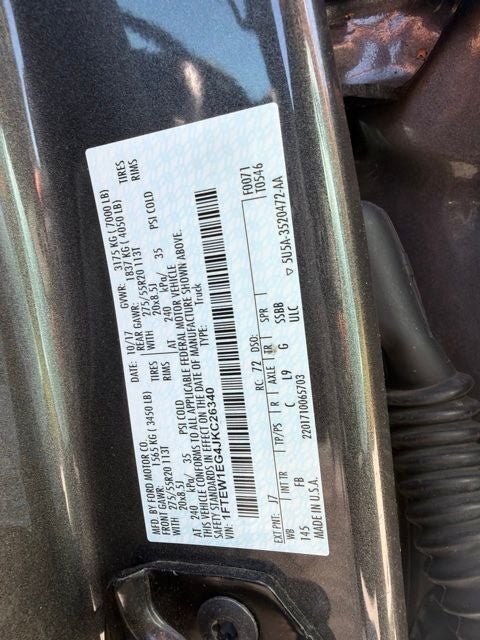 2018 Ford F-150 XLT