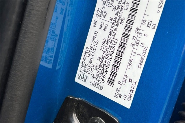 2020 Ford F-150 Raptor