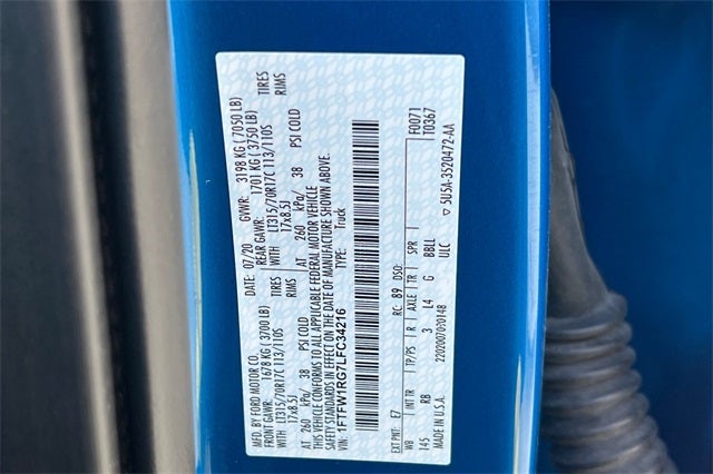 2020 Ford F-150 Raptor