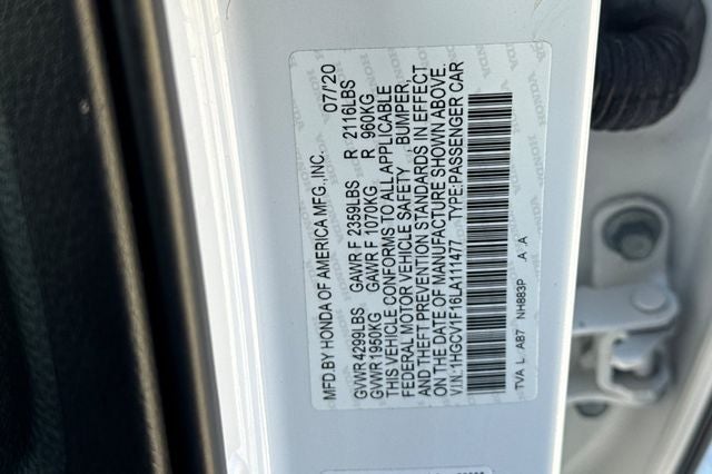 2020 Honda Accord LX