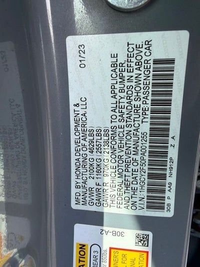 2023 Honda Accord Sport