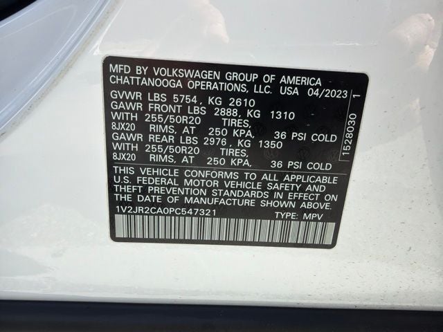 2023 Volkswagen Atlas 3.6L V6 SE w/Technology