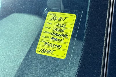 2023 Dodge Challenger SXT