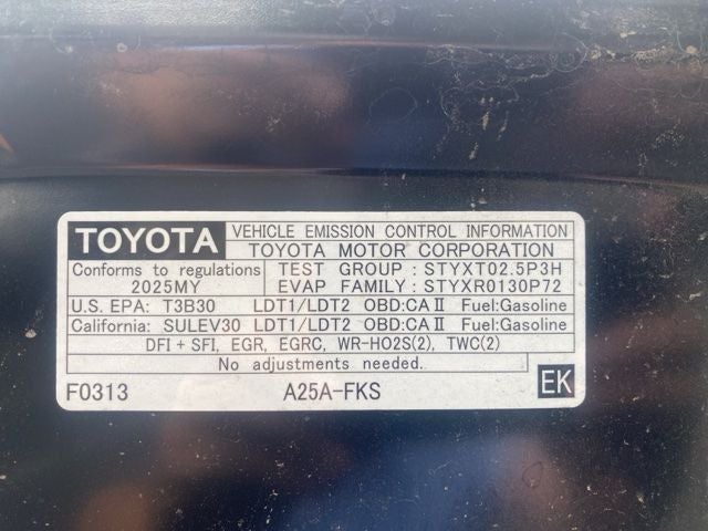2025 Toyota RAV4 LE