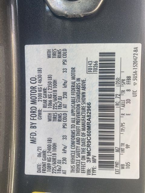 2021 Ford Bronco Sport Outer Banks