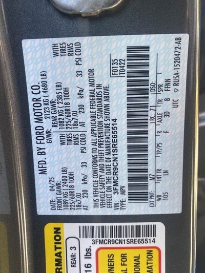 2025 Ford Bronco Sport Outer Banks