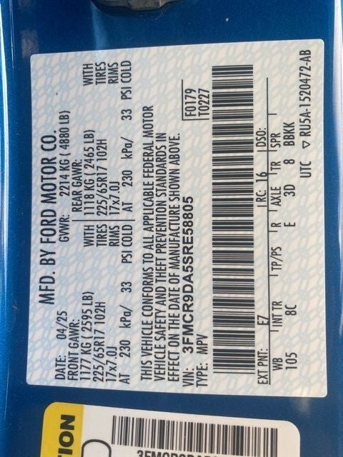 2025 Ford Bronco Sport Badlands