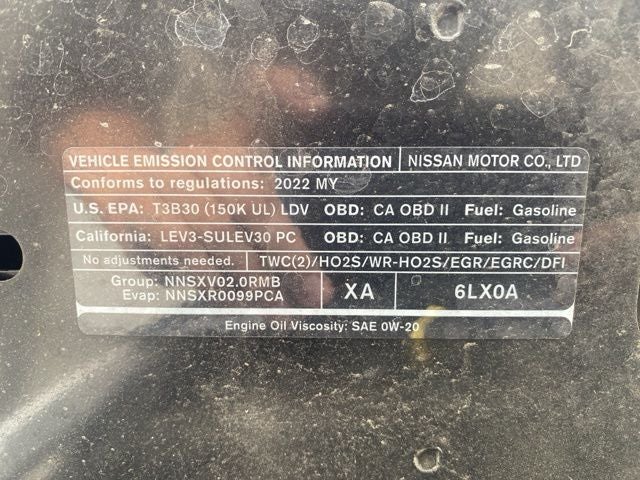 2022 Nissan Sentra SV