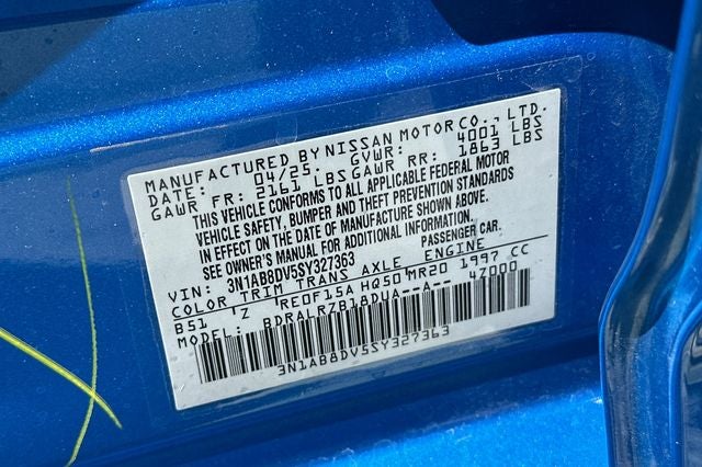 2025 Nissan Sentra SR