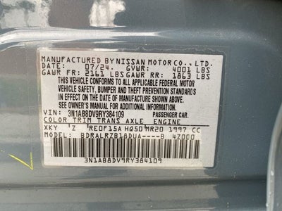 2024 Nissan Sentra SR