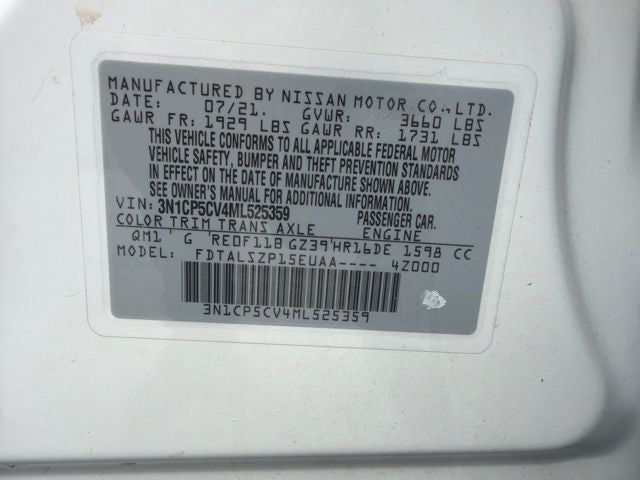 2021 Nissan Kicks SV