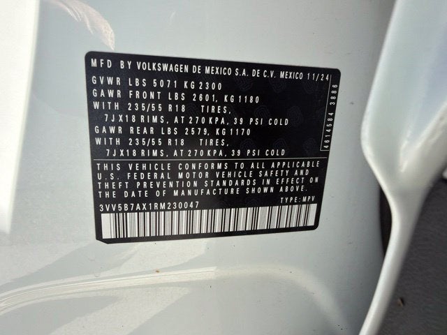 2024 Volkswagen Tiguan 2.0T Wolfsburg Edition
