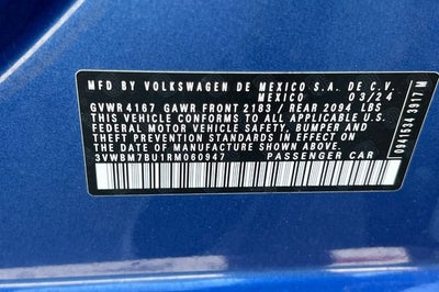 2024 Volkswagen Jetta 1.5T Sport