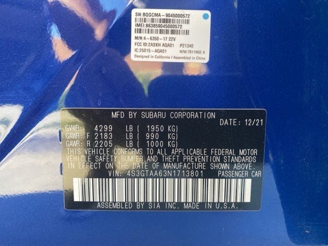 2022 Subaru Impreza Base