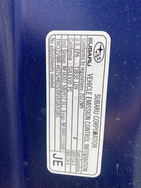 2022 Subaru Impreza Base