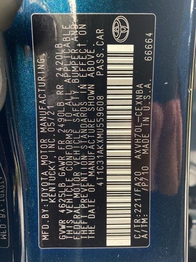 2021 Toyota Camry LE