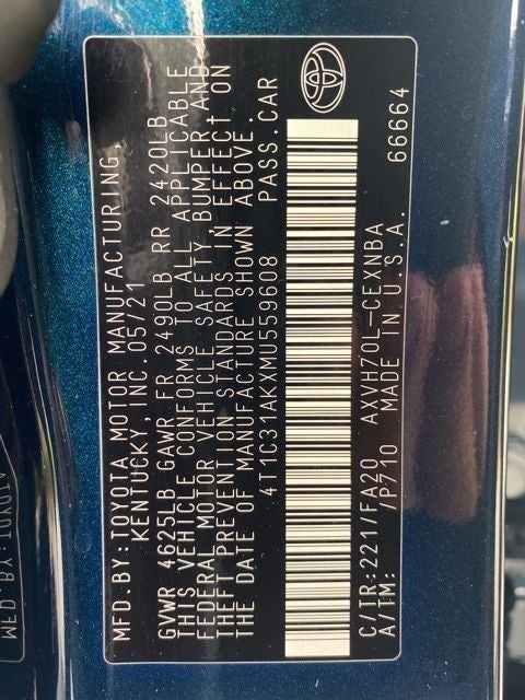 2021 Toyota Camry LE