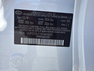 2019 Hyundai Elantra SE