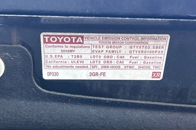2016 Toyota Sienna SE 8 Passenger