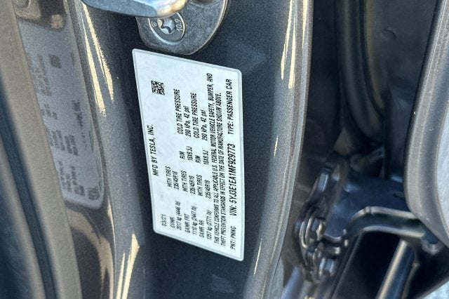 2021 Tesla Model 3 Standard Range Plus