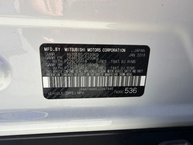 2018 Mitsubishi Eclipse Cross LE