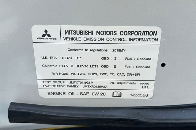 2018 Mitsubishi Eclipse Cross LE