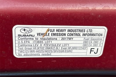 2017 Subaru Crosstrek 2.0i Premium