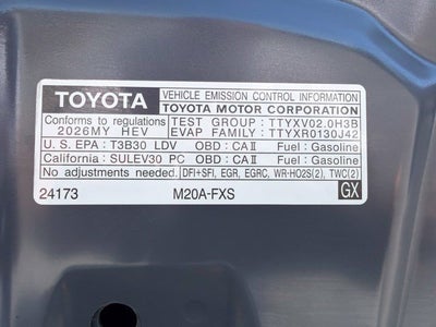 2026 Toyota Prius LE