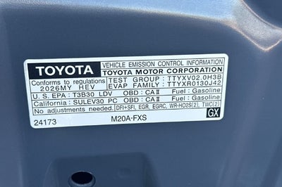 2026 Toyota Prius LE