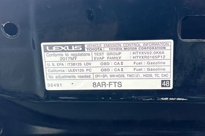 2017 Lexus IS Turbo 200t