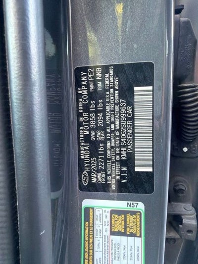 2025 Hyundai Elantra SEL Convenience
