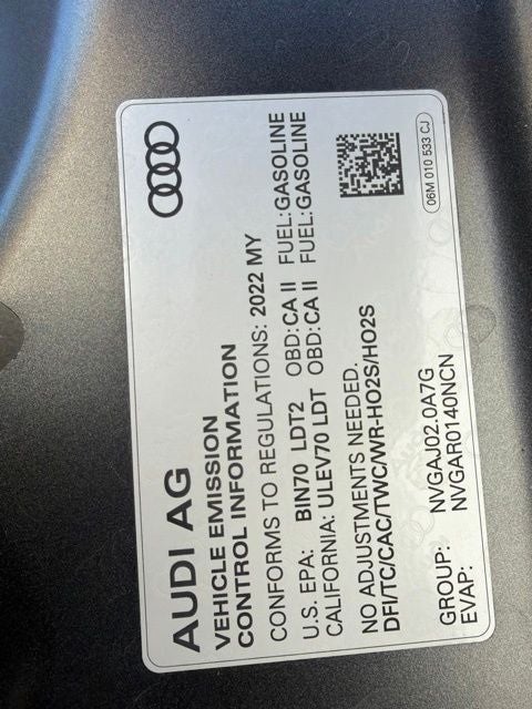 2022 Audi Q5 45 S line Premium quattro