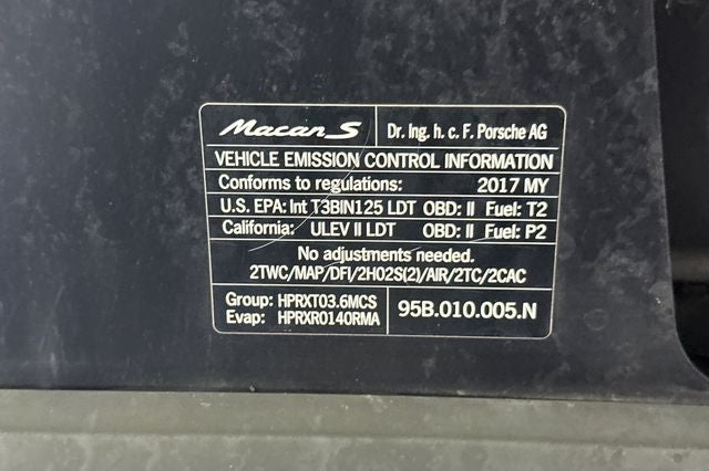 2017 Porsche Macan S