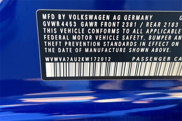 2019 Volkswagen Golf R DCC & Navigation 4Motion